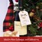 Wrapables Joyful Merry Christmas Holiday Gift Tags with Jute String for Gift-Wrapping, Labeling, Package Decoration (100pcs)